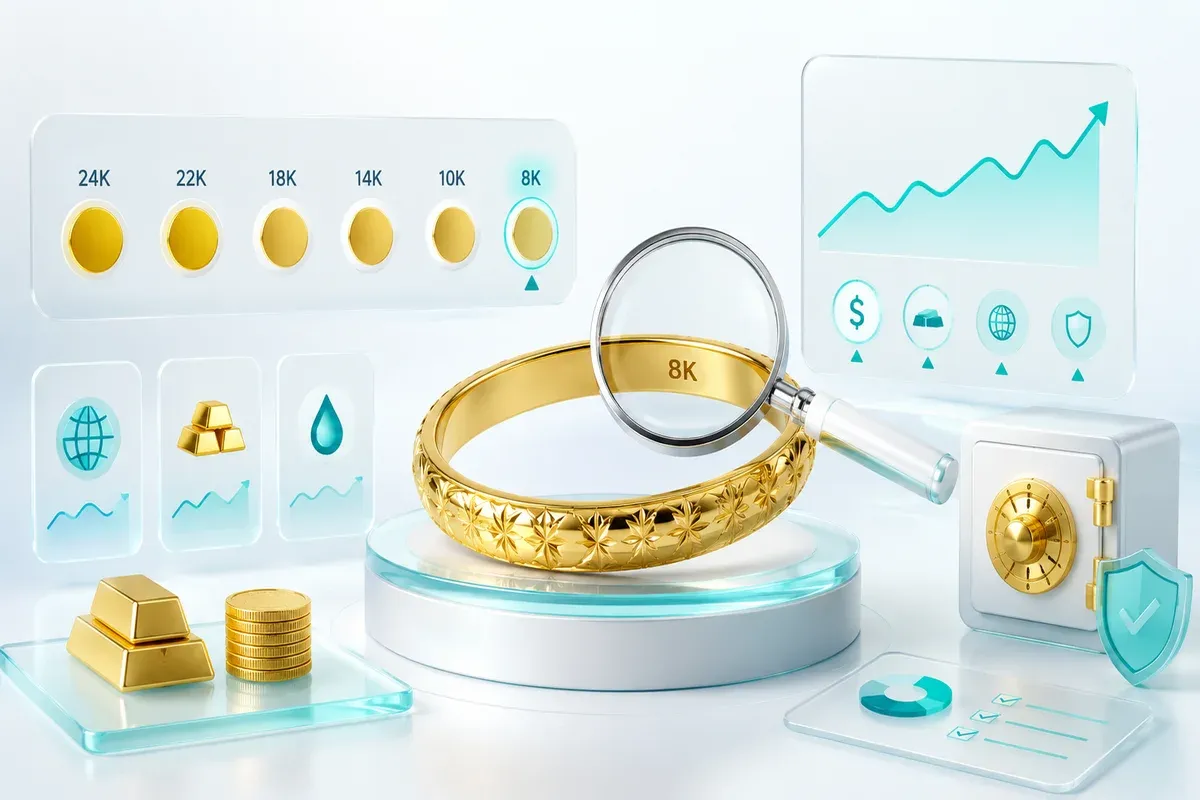 Harga Emas 8K Hari Ini dan Cara Menghitungnya Sendiri